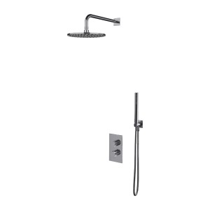 Omnires SYSCT11CR CONTOUR termostatyczny system prysznicowy podtynkowy, chrom