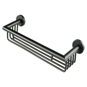 GEESA NEMOX BLACK COLLECTION  półka/ koszyk łazienkowy czarny 916514-06-30