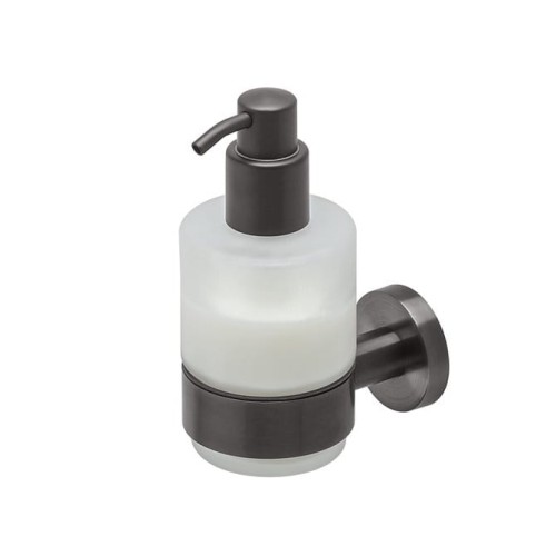 8712163213273_GEESA NEMOX BRUSHED METAL BLACK Dozownik do mydła 200 ml czarny szczotkowany 916516-09.jpg