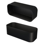 GEESA FRAME COLLECTION Półka czarna 918901-06