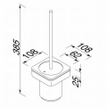8712163211026_GEESA FRAME COLLECTION Szczotka do wc Czarna/Chrom 918811-02-06.jpg
