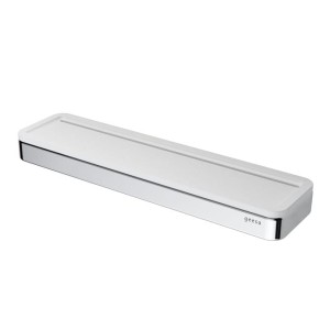 GEESA FRAME COLLECTION Półka wąska Biały/Chrom 918805-02
