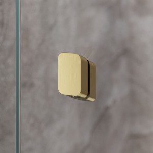 GEESA SHIFT BRUSHED GOLD COLLECTION Uchwyt drzwi prysznicowych Złoto szczotkowane 919965-07