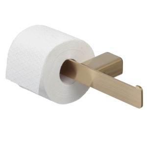 GEESA SHIFT BRUSHED GOLD COLLECTION Wieszak na papier toaletowy podwójny Złoto szczotkowane