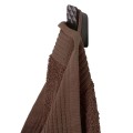8712163214379_GEESA SHIFT BRUSHED METAL BLACK COLLECTION Haczyk na ręcznik średni z diamentowym wzorem  czarny metal szczotkowan 919967-09-91.jpg