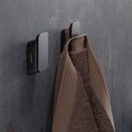 8712163214324_GEESA SHIFT BRUSHED METAL BLACK COLLECTION Haczyk na ręcznik średni czarny metal szczotkowany 919967-09.jpg