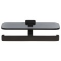 GEESA SHIFT BRUSHED METAL BLACK COLLECTION Wieszak na papier toaletowy podwójny czary metal szczotkowany z półką szklaną czarną 919948-09-66.jpg