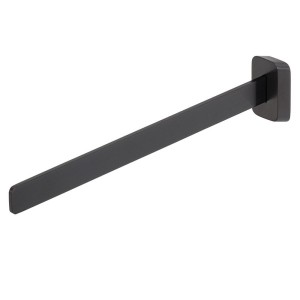 GEESA SHIFT BRUSHED METAL BLACK COLLECTION Wieszak na ręcznik with 1 arm Brushed metal black