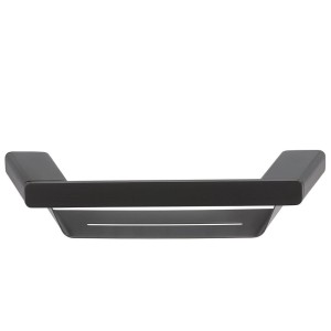 GEESA SHIFT BRUSHED METAL BLACK COLLECTION Koszyk pod prysznicBrushed metal black