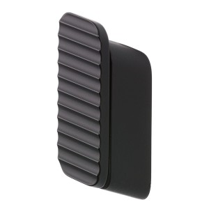 GEESA SHIFT BLACK COLLECTION Haczyk na ręcznik średni ze wzorem w paski poziome Black 919967-06-93