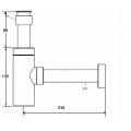 McAlpine 120 BLACK Syfon umywalkowy Czarny.png