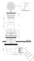 Schemat McAlpine HC27-SNBR Syfon brodzikowy wys.80mm z odejściem 40/50mm czyszczony od góry ,pokrywa mosiądz STAL SZCZOTKOWANA 113mm.jpeg