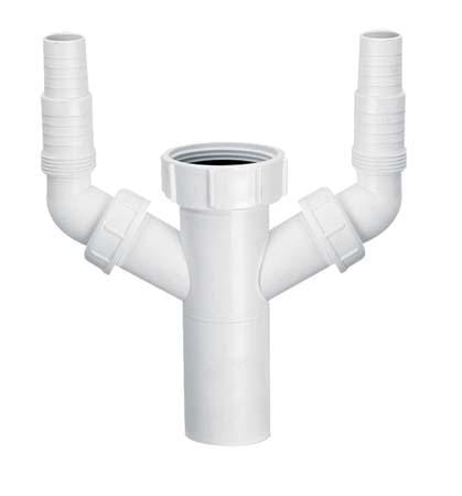 McAlpine HC14 Przedłużka do syfonu zlewozmywakowego 11/2"x40mm z podłączeniem do pralki i zmywarki.jpeg