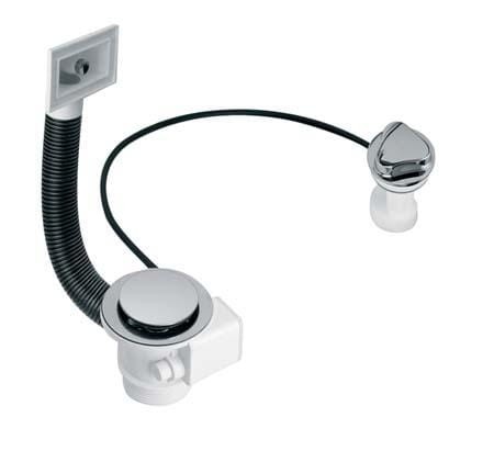 McAlpine PUFS70R-CP Spust zlewozmywakowy 11/2"x70mm z mechanizmem automatycznym, przelew prostokątny.jpeg