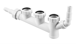 McAlpine HCT-3-WM Podłączenie wielofunkcyjne zlewozmywakowe z podwójnym podłączeniem pralki