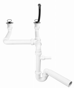 McAlpine HC7SSK2-70POL1-25 Syfon zlew.dwukom.+spust 2x3,5"