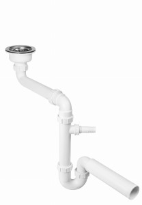 McAlpine HC7SSK1-POL Syfon zlew.dwukom.+spust 2x3,5"