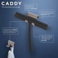 Tiger Caddy Haczyk do kabiny prysznicowej 6-8 mm ze Szczotkowanej stali nierdzewnej