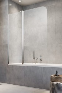 Radaway parawan nawannowy dwuczęściowy uchylny lewy EOS II PND 1305x1500 1206213-01L