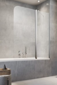Radaway parawan nawannowy dwuczęściowy uchylny prawy EOS II PND  1105x1500  1206211-01R