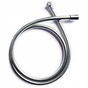 Duschy 214-19 Wąż prysznicowy SHINY anti-twist 150 cm srebrny