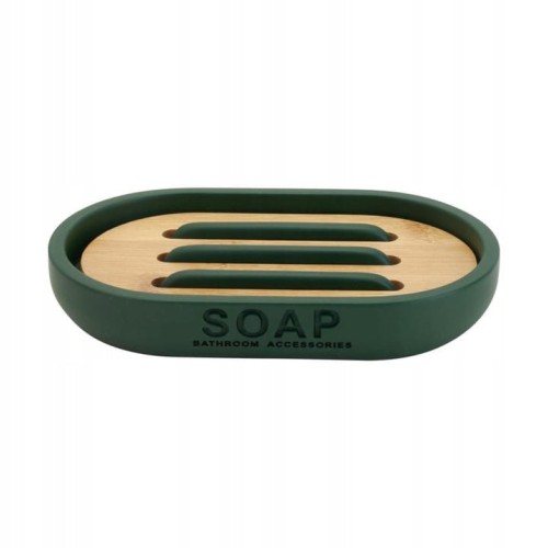 Mydelniczka NATURE ciemnozielony/ bambus Duschy 833-23.jpg