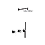 Daniel Rubinetterie Tokyo Zestaw natryskowy podtynkowy Tokyo II TX625Z0.64 miedź szczotkowana