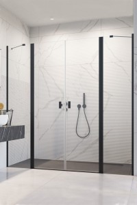 Radaway Black Nes 8 DWD II drzwi 830 10081083-54-01 do kompletowania z 2 ściankiami