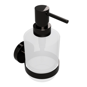 BEMETA HEMATIT Dozownik mydła 200ml, szkło MINI grafitowy 159109102