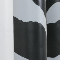 Sealskin Zebra Zasłona prysznicowa 180x200 cm PEVA Czarny / Biały 800150 .jpg