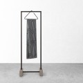 Sealskin Brave Zasłona prysznicowa 180x200 cm PEVA Czarny / Biały 800148.jpg