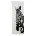 Sealskin Zebra Zasłona prysznicowa 180x200 cm PEVA Czarny / Biały 800150.jpg