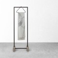Sealskin Flow Zasłona prysznicowa 180x200 cm 100% Poliester Czarny / Biały 800142.jpg