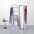 Sealskin Earth Zasłona prysznicowa 180x200 cm 100% Poliester Ciemna zieleń / Biały 800140.jpg