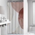 Sealskin Eart Zasłona prysznicowa 180x200 cm 100% Poliester Ciemny róż / Biały 800139.jpg