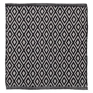 Sealskin Trellis Dywanik Łazienkowy 60x60 cm Bawełna Czarny 800107