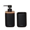 8720553000891_Sealskin Mind Zestaw: Dozownik na mydło 200 ml i kubek na szczoteczkę Czarny 800062 .jpg