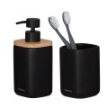 8720553000891_Sealskin Mind Zestaw: Dozownik na mydło 200 ml i kubek na szczoteczkę Czarny 800062 .jpg