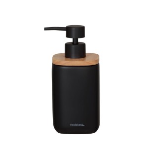 *Sealskin Mind Dozownik na mydlo 200 ml Czarny 800055