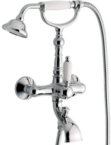 Emmevi Laguna bateria wannowa ścienna, chrom 40011CR.jpg