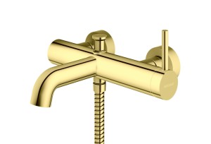 Kohlman AXEL GOLD QW110AGD Bateria wannowo-prysznicowa natynkowa