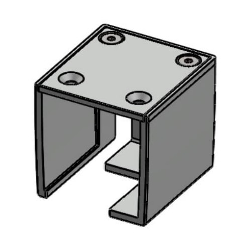 Radaway IDEA Klamra pod szybę Lewa chrom 004-006005001.jpg