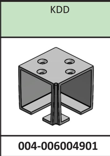 Radaway IDEA KDD Klamra narożna chrom 004-006004901.jpg