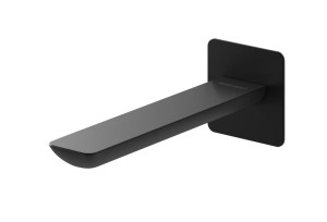 Kohlman EXPERIENCE BLACK QW230EB Wylewka ścienna 20cm
