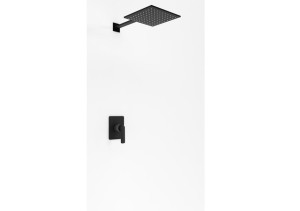 Kohlman EXPERIENCE BLACK QW220EBQ30 zestaw prysznicowy z deszczownicą 30cm