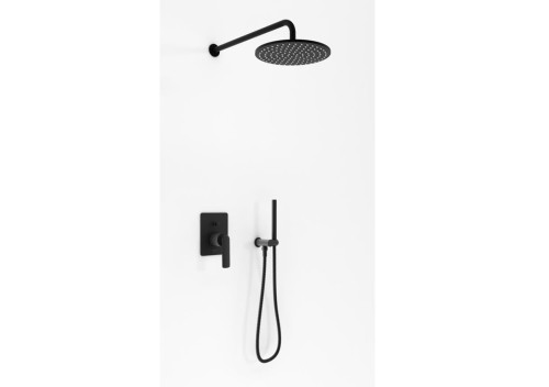 Kohlman EXPERIENCE BLACK QW210EBR25 zestaw prysznicowy z deszczownicą 25cm i słuchawką (id: 58832)
.JPG