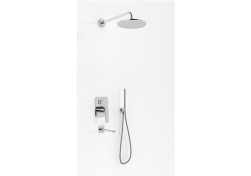 Kohlman EXPERIENCE QW211ER20 Zestaw wannowy z deszczownicą 20cm, słuchawką i wylewką wody (id: 58819)
.jpg