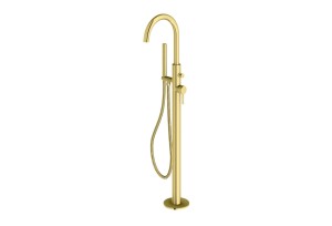 Kohlman AXEL GOLD QF1165AGD Bateria wannowa wolnostojąca z obrotową wylewką