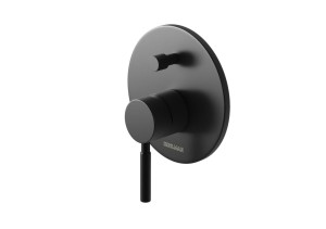 Kohlman ROXIN BLACK QW210RB Podtynkowa bateria wannowo-prysznicowa z dwoma wyjściami