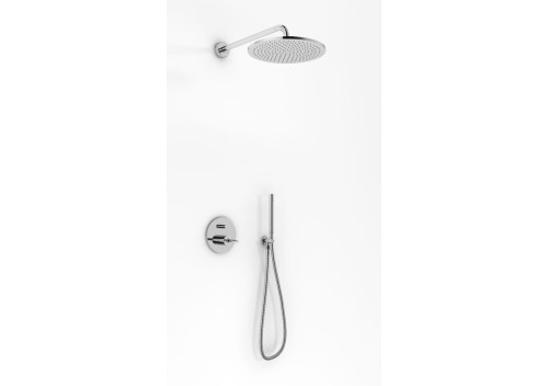 Kohlman ROXIN BLACK QW210MR25 Zestaw wannowy z deszczownicą 25cm, słuchawką i wylewką wody (id: 58948)
.jpg